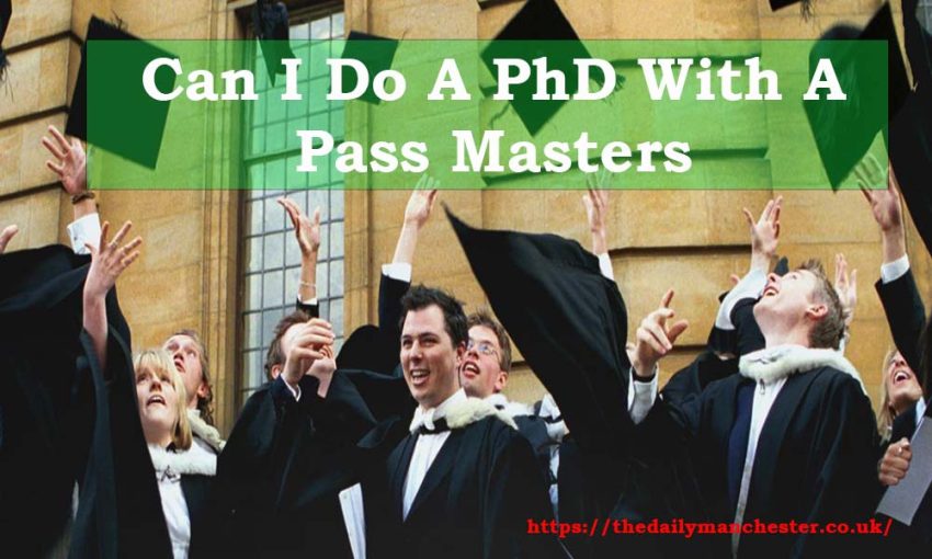 phd with a pass masters