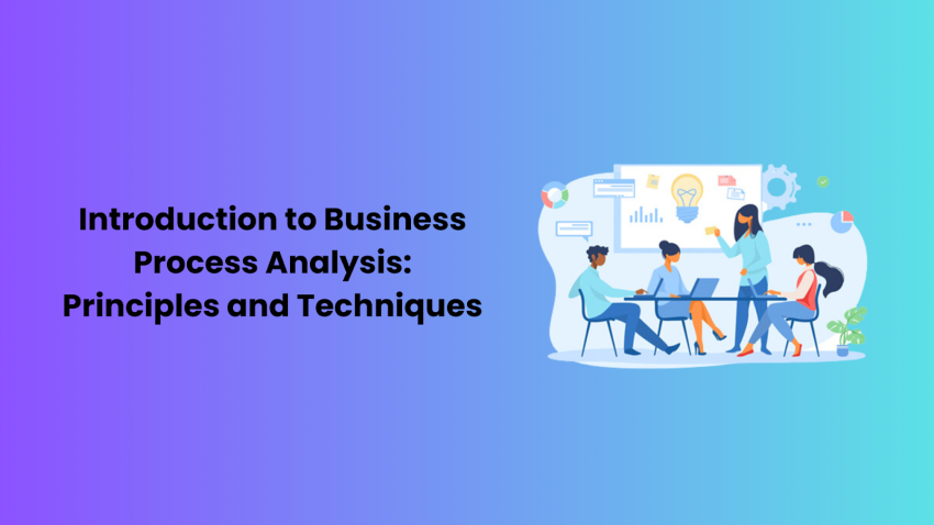 Introduction to Business Process Analysis: Principles and Techniques