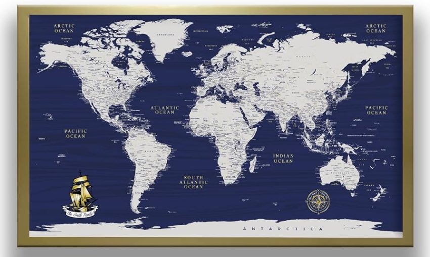 Map Prints for Travelers: Personalized City Poster Gallery Walls